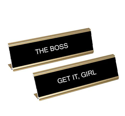 Cheezos Double Sided Desk Plaque