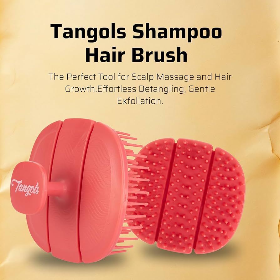 Tangols Triple-Fold Exfoliating Shampoo Brush