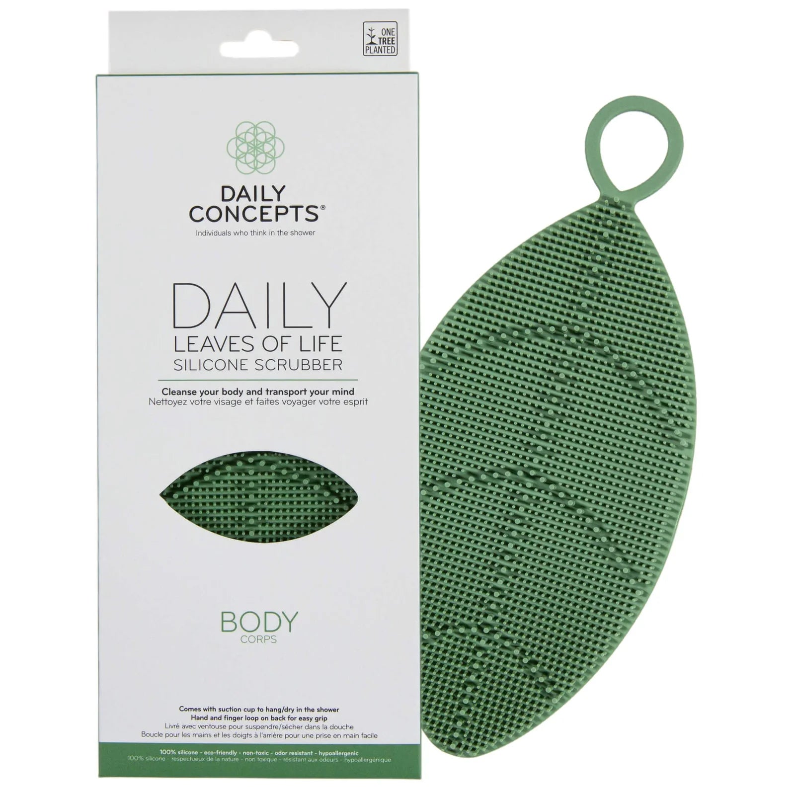 Daily Concepts Leaves of Life Facial Silicone Scrubber